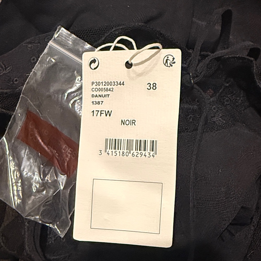 Comptoir Des Cotonniers Black Lace Detail Dress - Picture 5 of 5